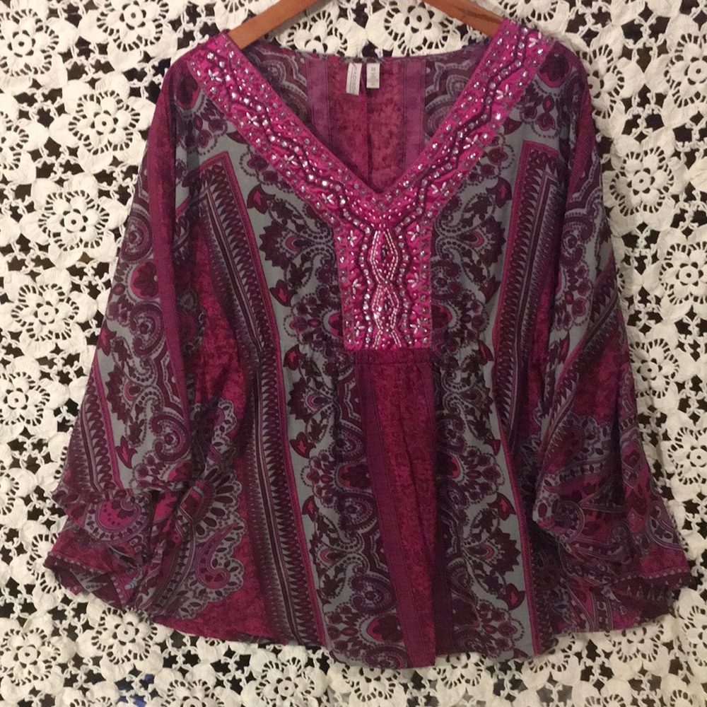 Super fun chiffon top